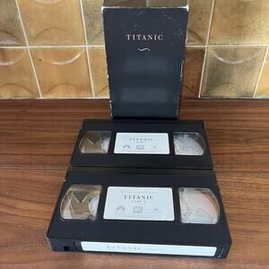 Titanic 1997 Academy Awards Screener FYC 2x VHS Box Set